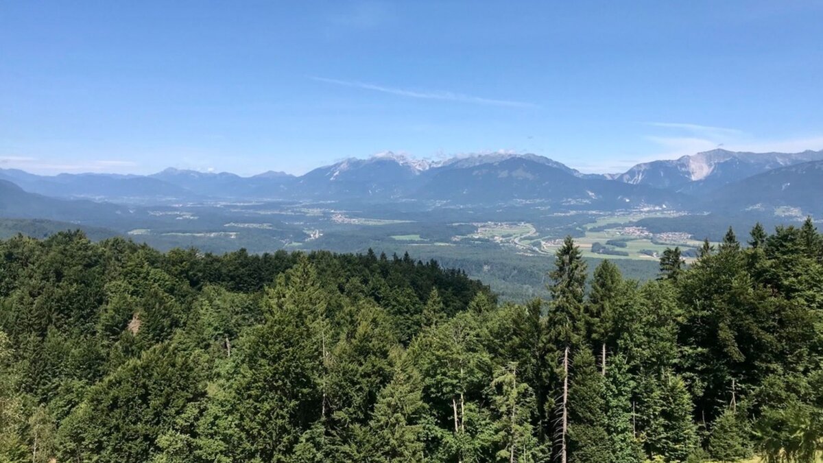 Вид на Словенские Альпы