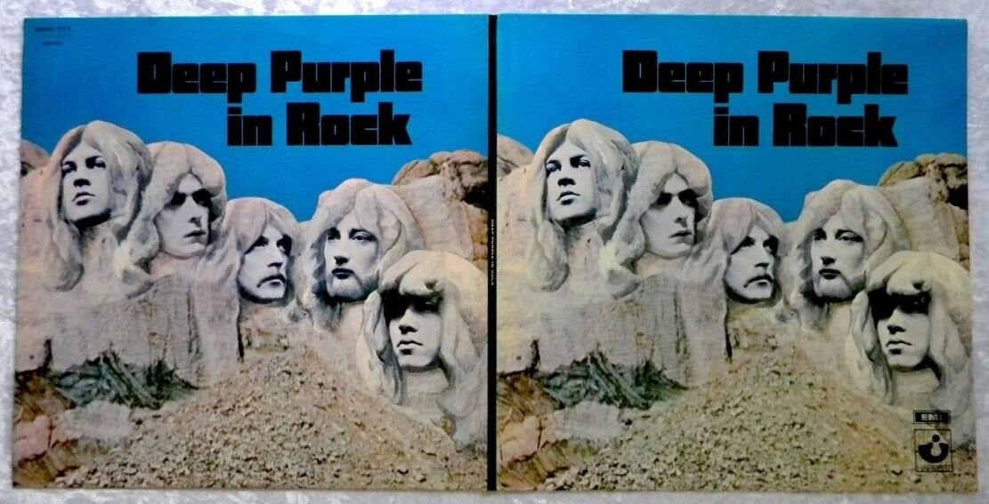 Deep Purple In Rock, 1970, внешний разворот