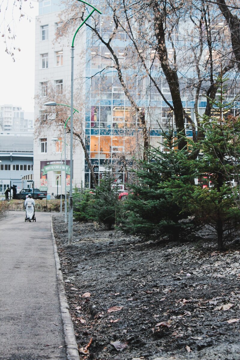 Грязь на тротуарах