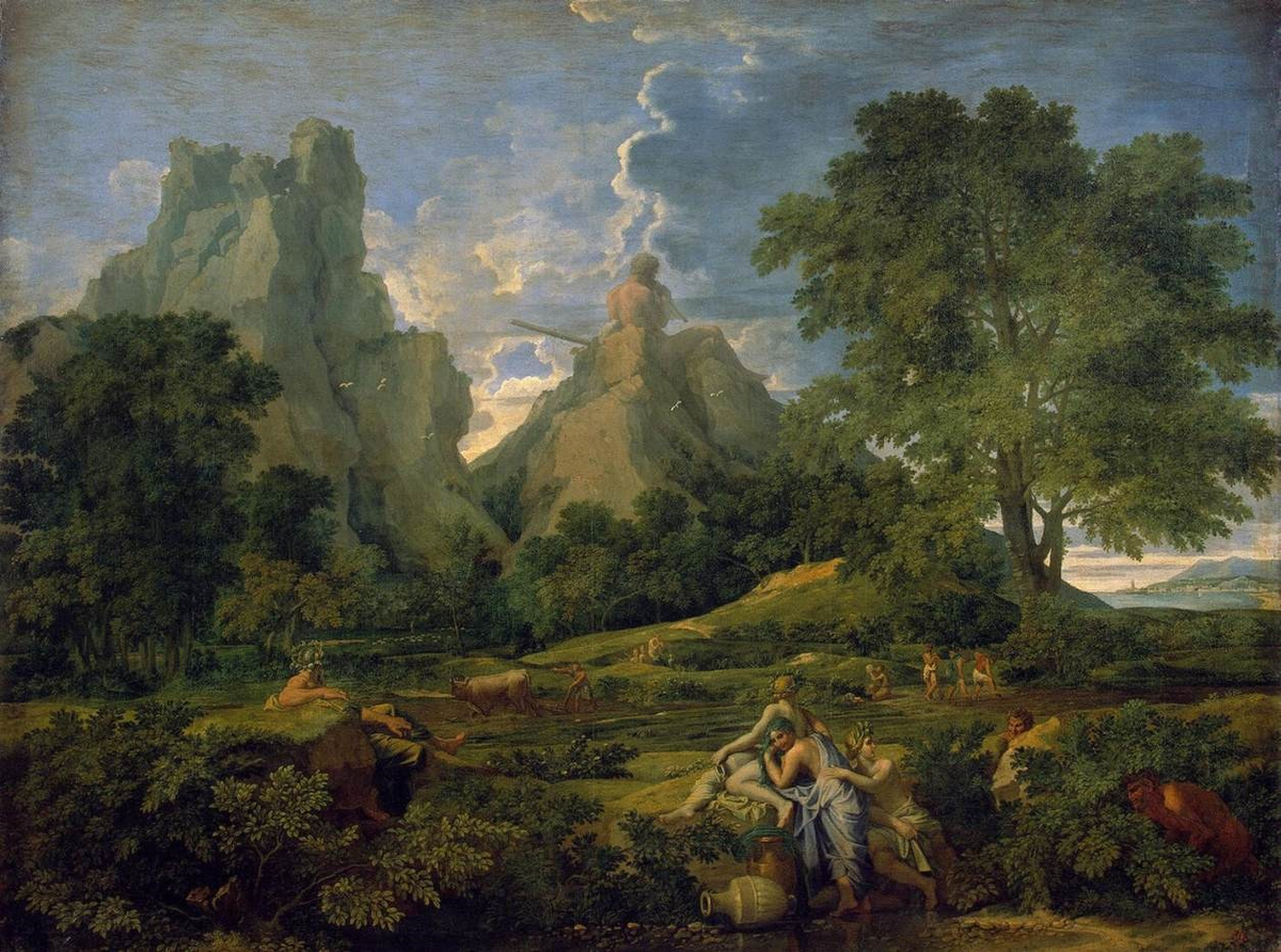 Пуссен. Пейзаж с Полифемом. 1649.