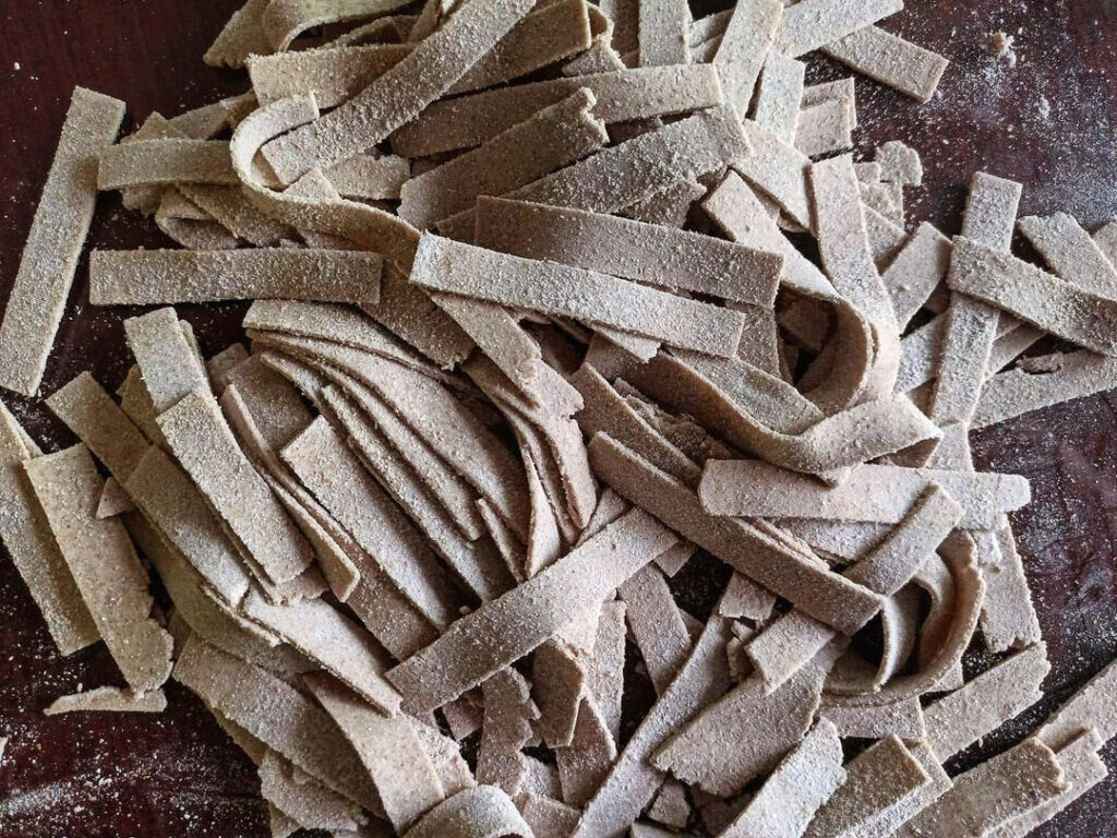 Гречневая лапша пиццоккери