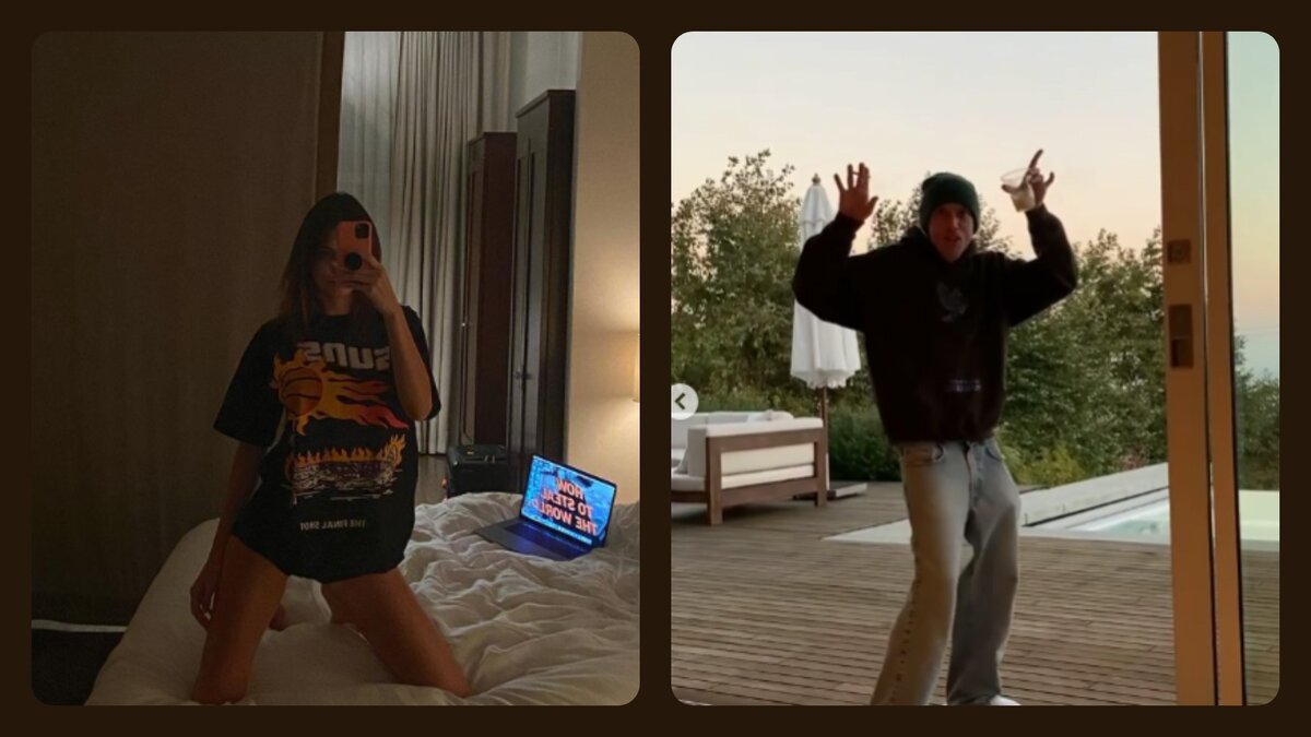 В инстаграме /kendalljenner уже начали появляться их милые хоум фото и видео
