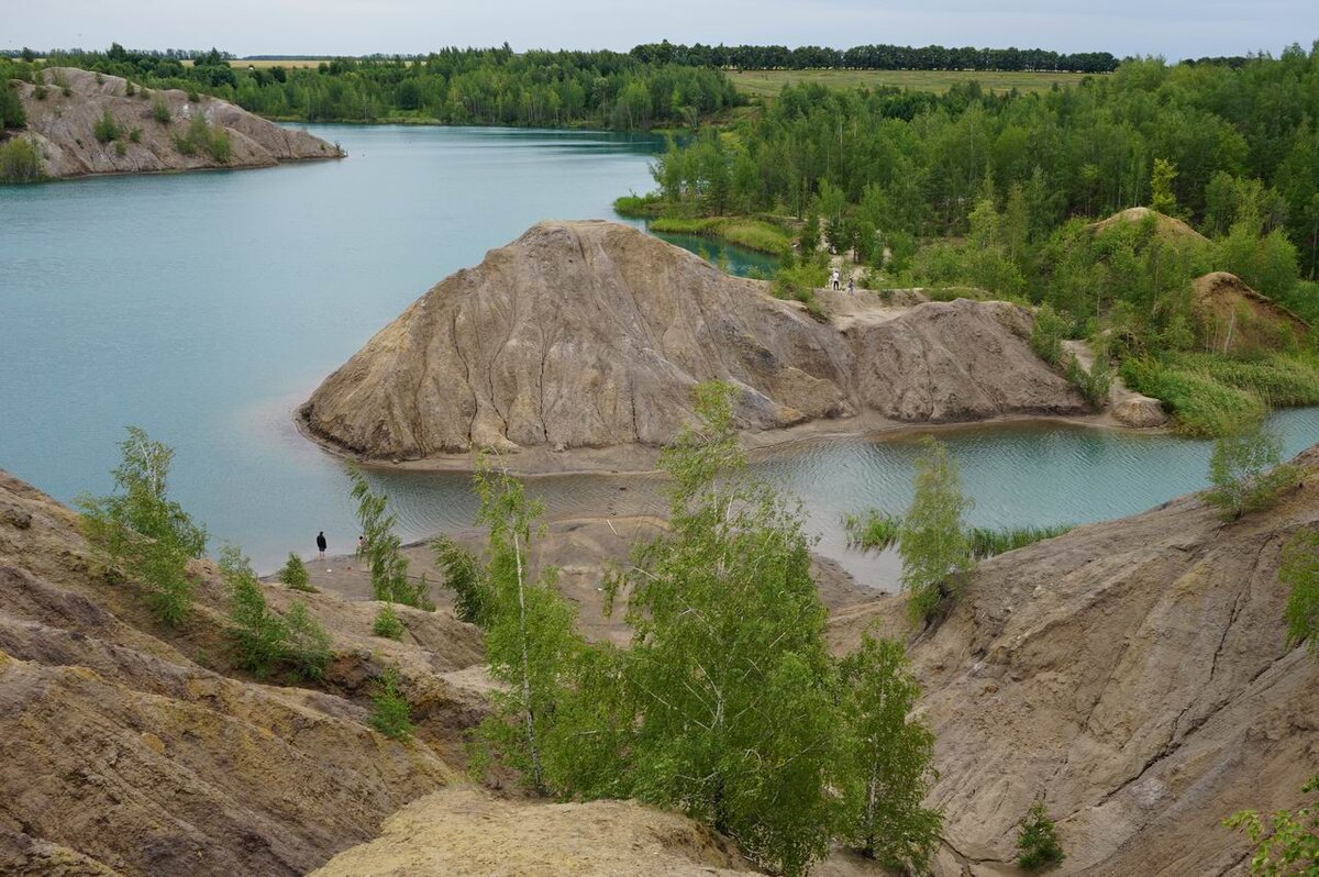 Тульская область Романцевские горы Ушаковские карьеры