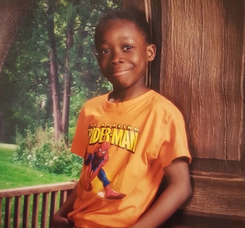 Альфонсо Дэвис в детстве