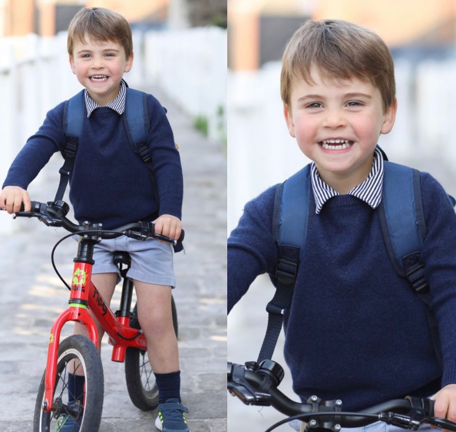 Принц Луи (фото выложенное в его день рождения 23 апреля 2021)