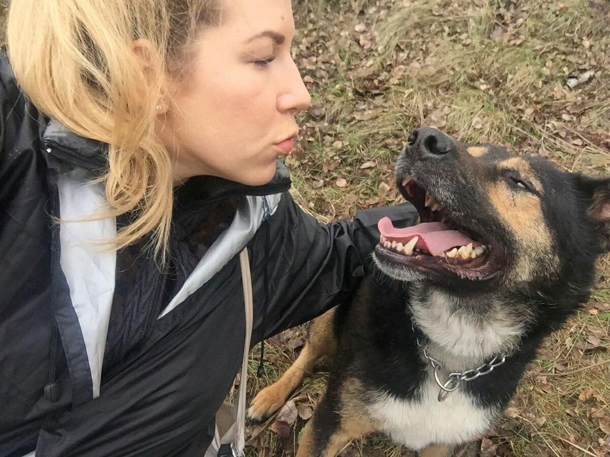 Юля с подопечным