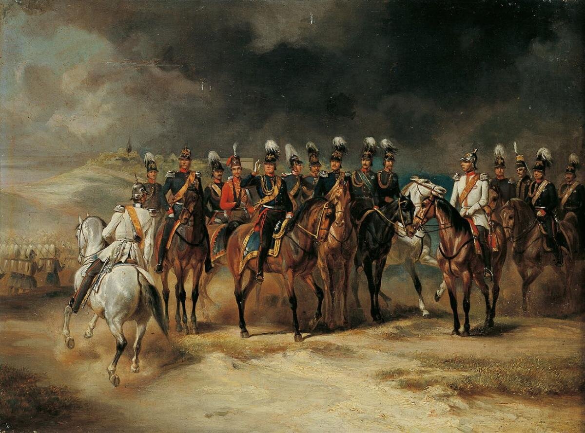 Прусское командование. Художник: Anton von Werner
