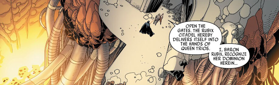 Фрагмент комикса Darth Vader №19 (изд-во Marvel), илл. Сальвадор Ларрока