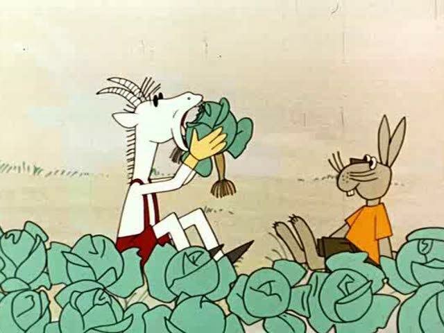 Кадр из мультфильма "Странные приключения козлика Матолека" 