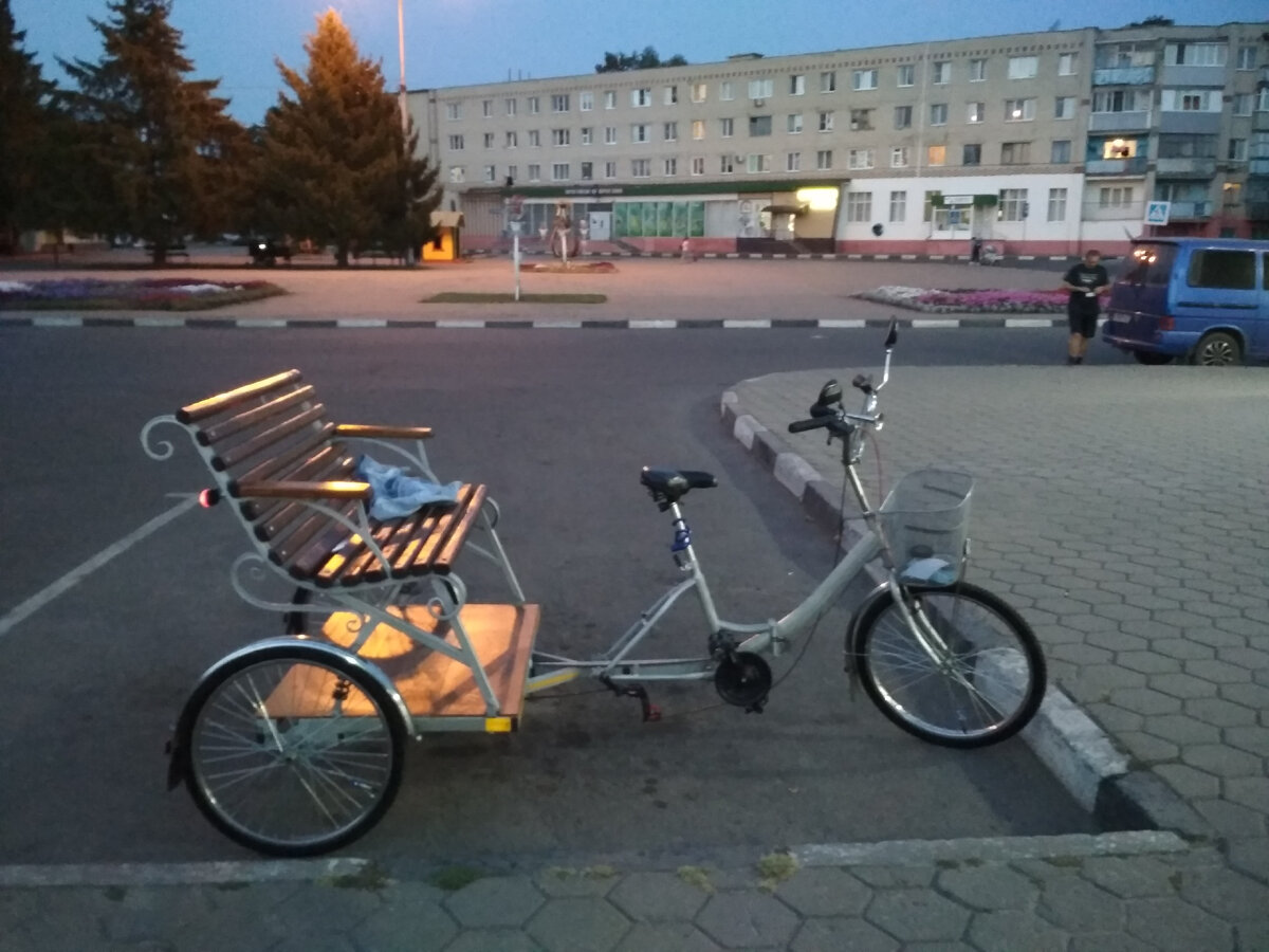 Необычный велосипед. Фото автора