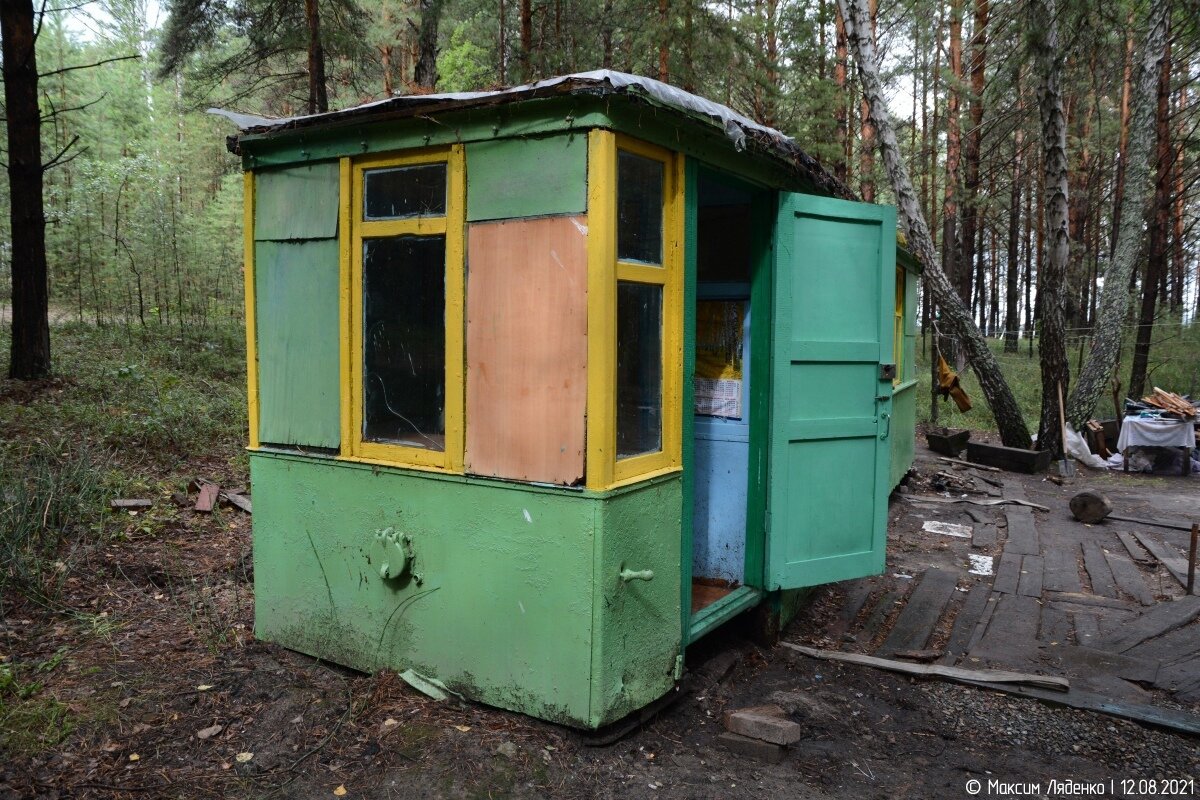 Вагон ПС как подсобка на базе отдыха