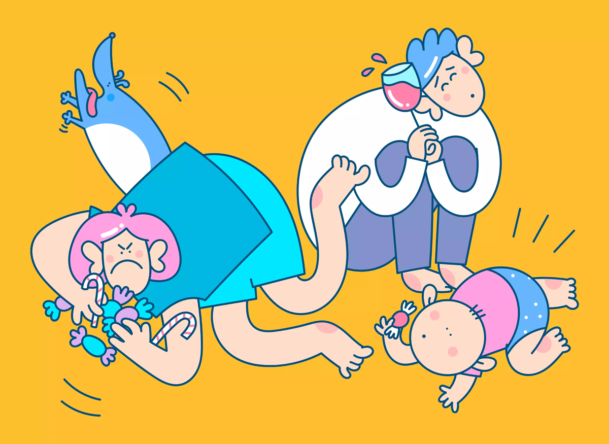 Иллюстрация издания "Нет, это нормально"