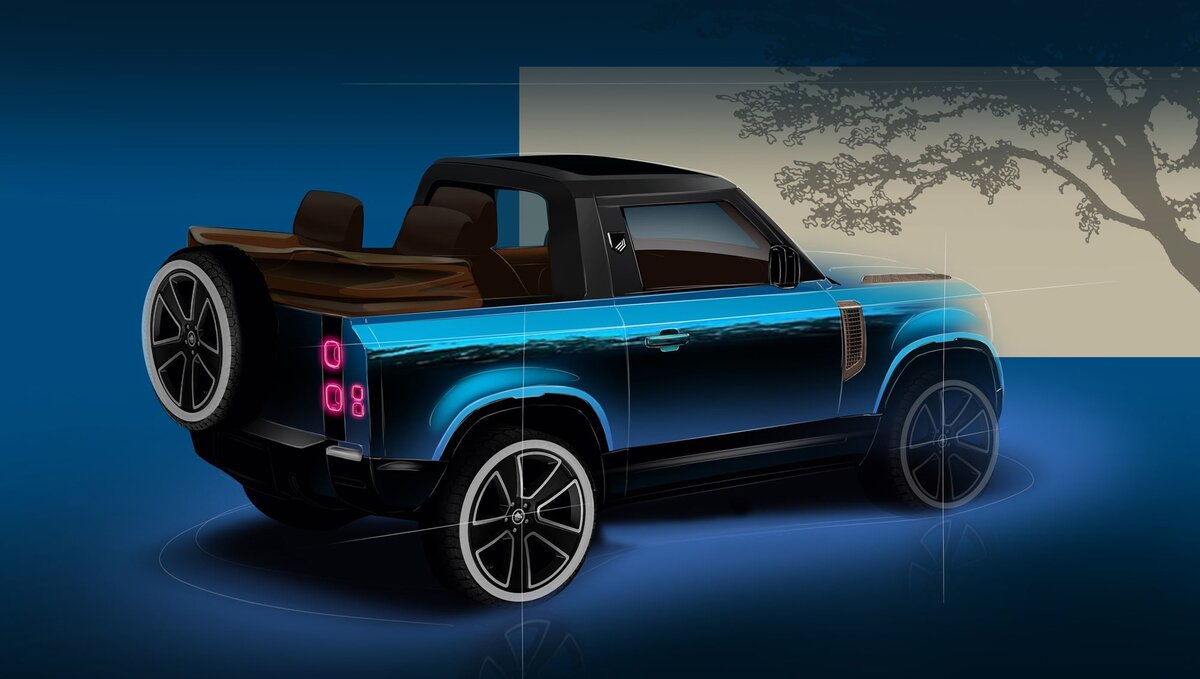 Автомобиль обойдётся заказчику в 138 000 евро (11,48 млн рублей) без доставки и НДС, но в эту сумму включён исходник для переделки, Defender за 65 000 евро. Три версии машины названы в честь Лазурного Берега, Солихалла (родного города Ленд Роверов) и Красного пляжа на Санторини.