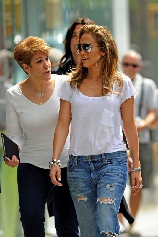 Джей Ло и её мама - Гваделупе Родригес 