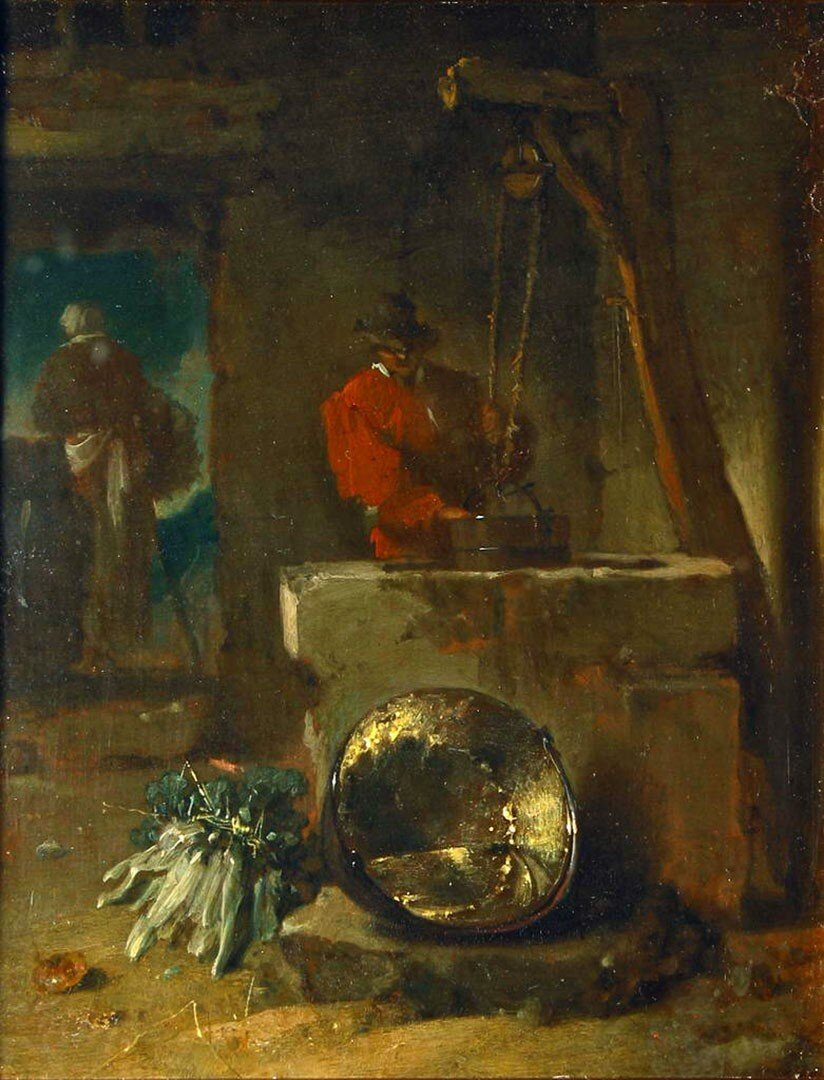 Виллем Калф. Двор крестьянского дома. Голландия, 1642-1646 года