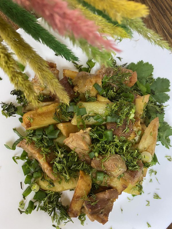 Картошка с мясом