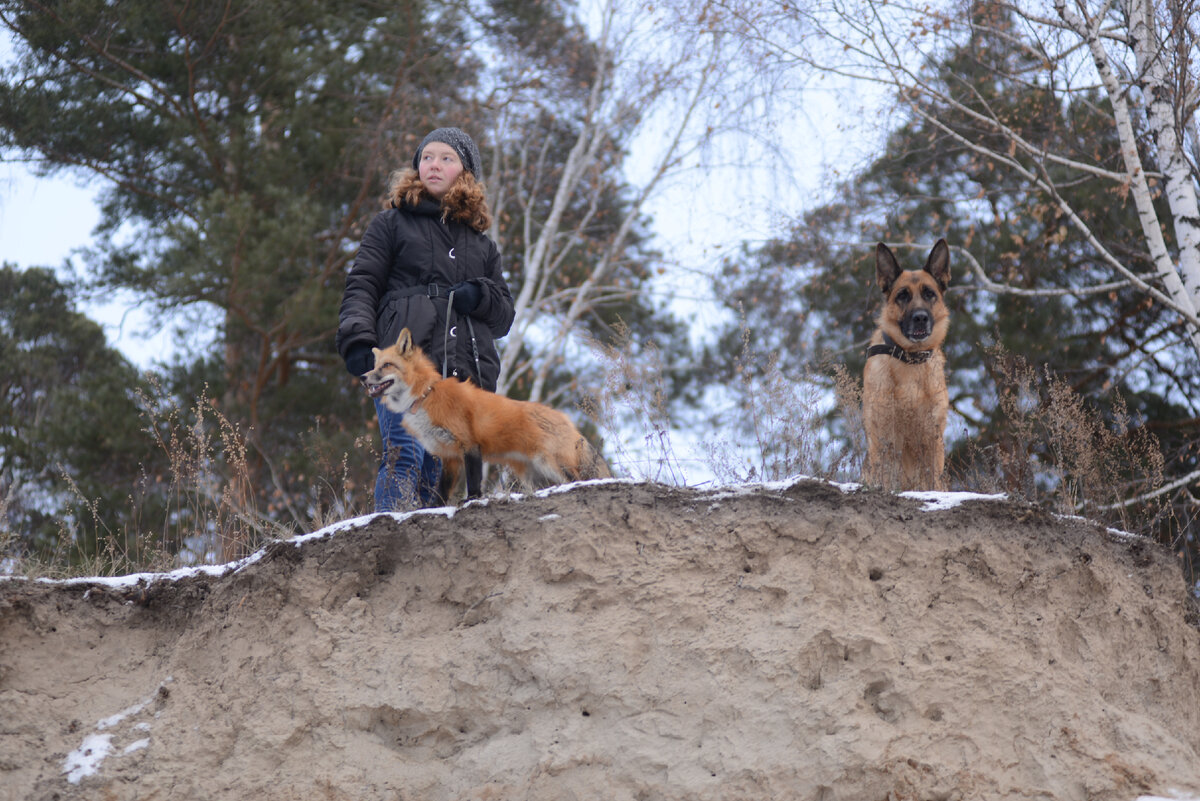 Мы с Кивой и Вильей в 2014 г. 