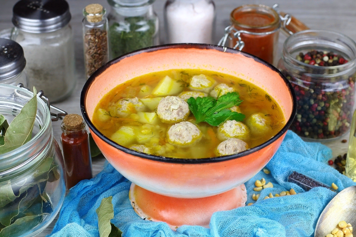 Рецепт горохового супа в казане