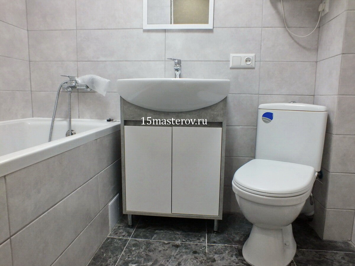 Компактное размещение сантехники