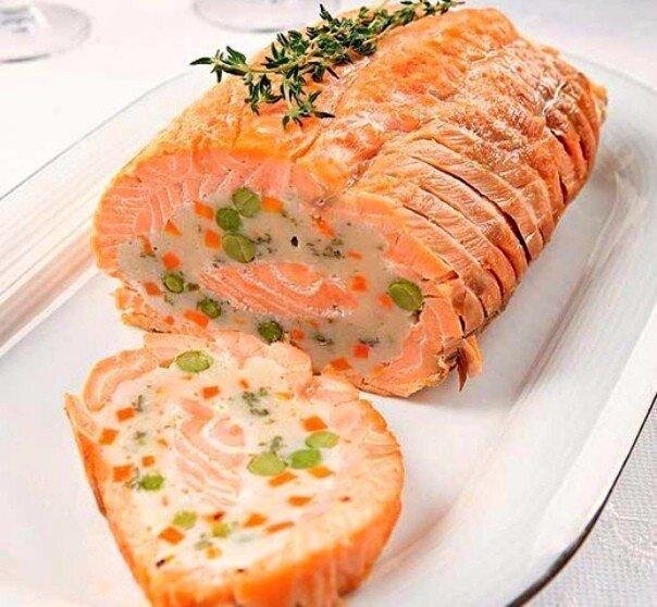 Рулет из лосося