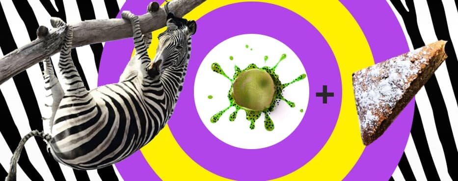 Пирог зебра