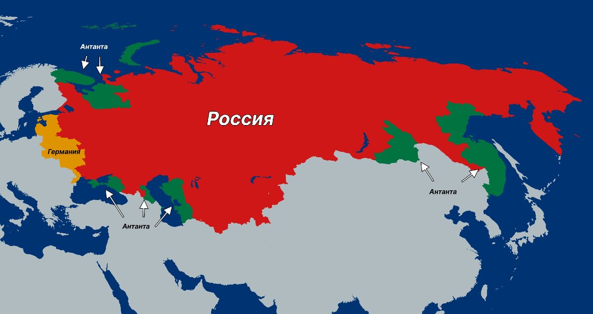Зачем после Октябрьской революции в Россию вторглись иностранные войска ...