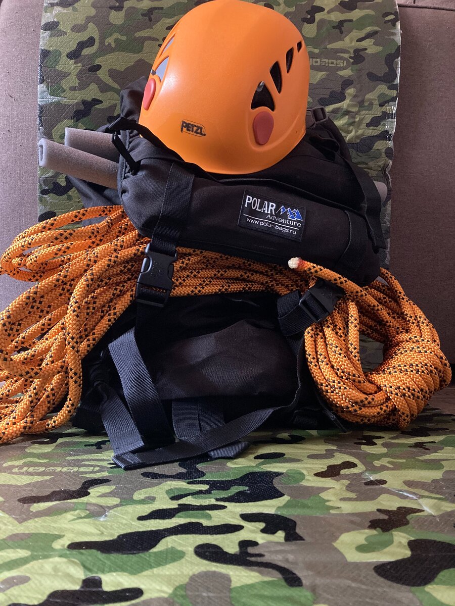 Рюкзак со всем необходимым снаряжением