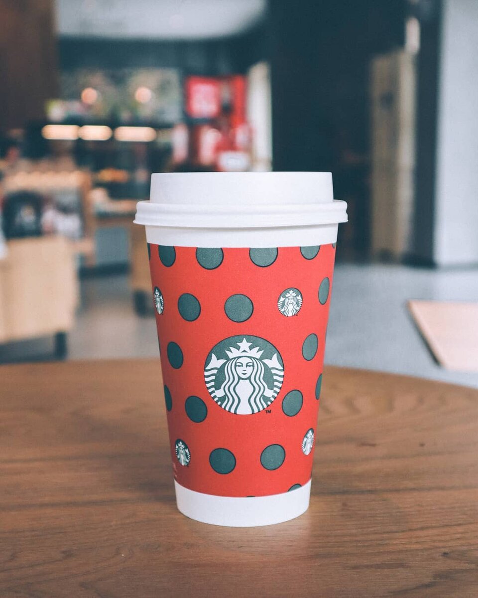 Любимый Старбакс.