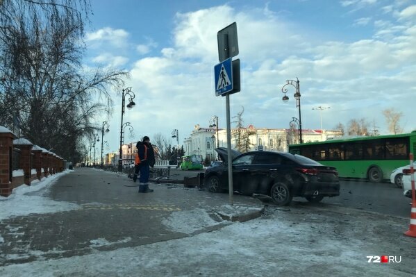 ДТП в центе Тюмени