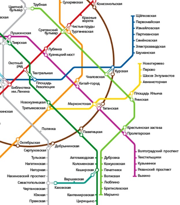 Люблино станция метро на схеме