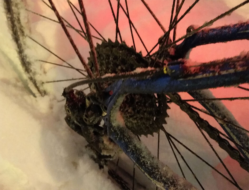 кассета 11х36. неплохой вариант для зимы. фото автора.