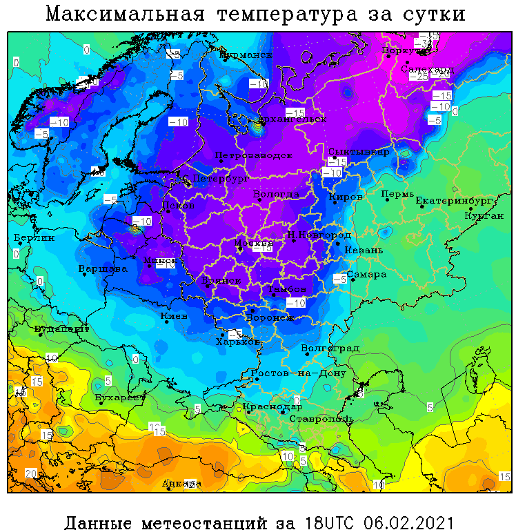 Метеовеб карта погоды