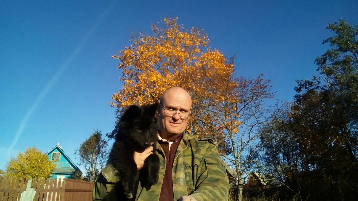 Я со своей любимой собакой.