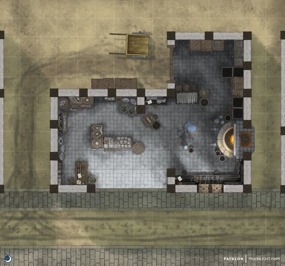 Кузницы... С патреона очень увлекающихся человечка - Moonlight maps