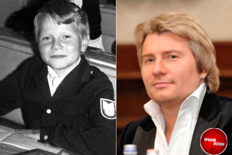 Николай Басков в наши дни и школьные годы