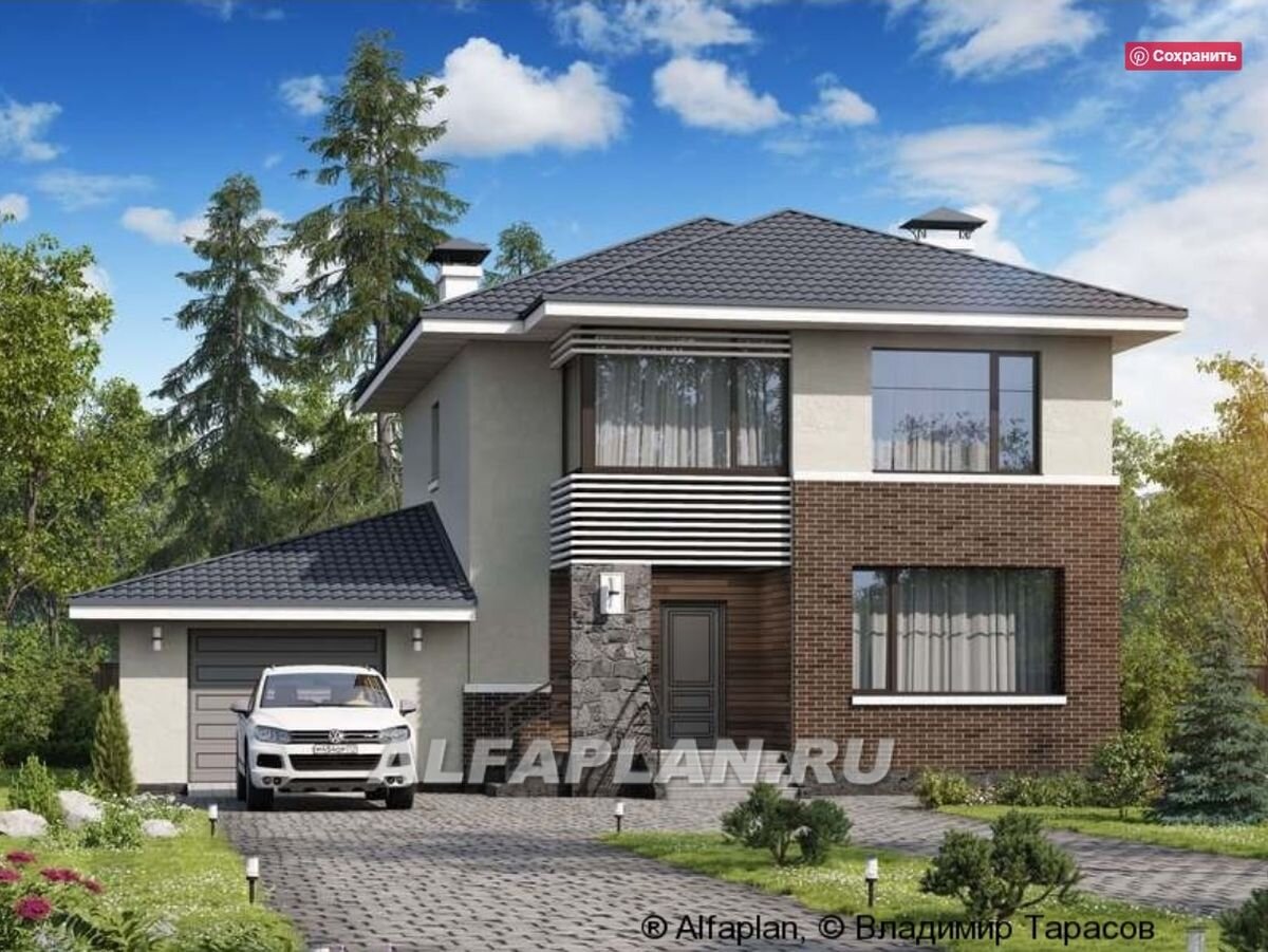 Проект загородного дома 369А "Вламинк" 
