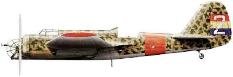 Бомбардировщик СБ республиканских ВВС Испании. 1937 год. На таком самолете летал штурманом И.И. Душкин.