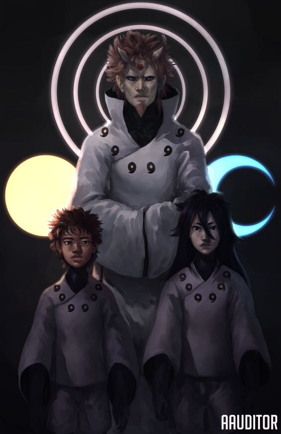 Хагоромо Ооцуцуки и его сыновья