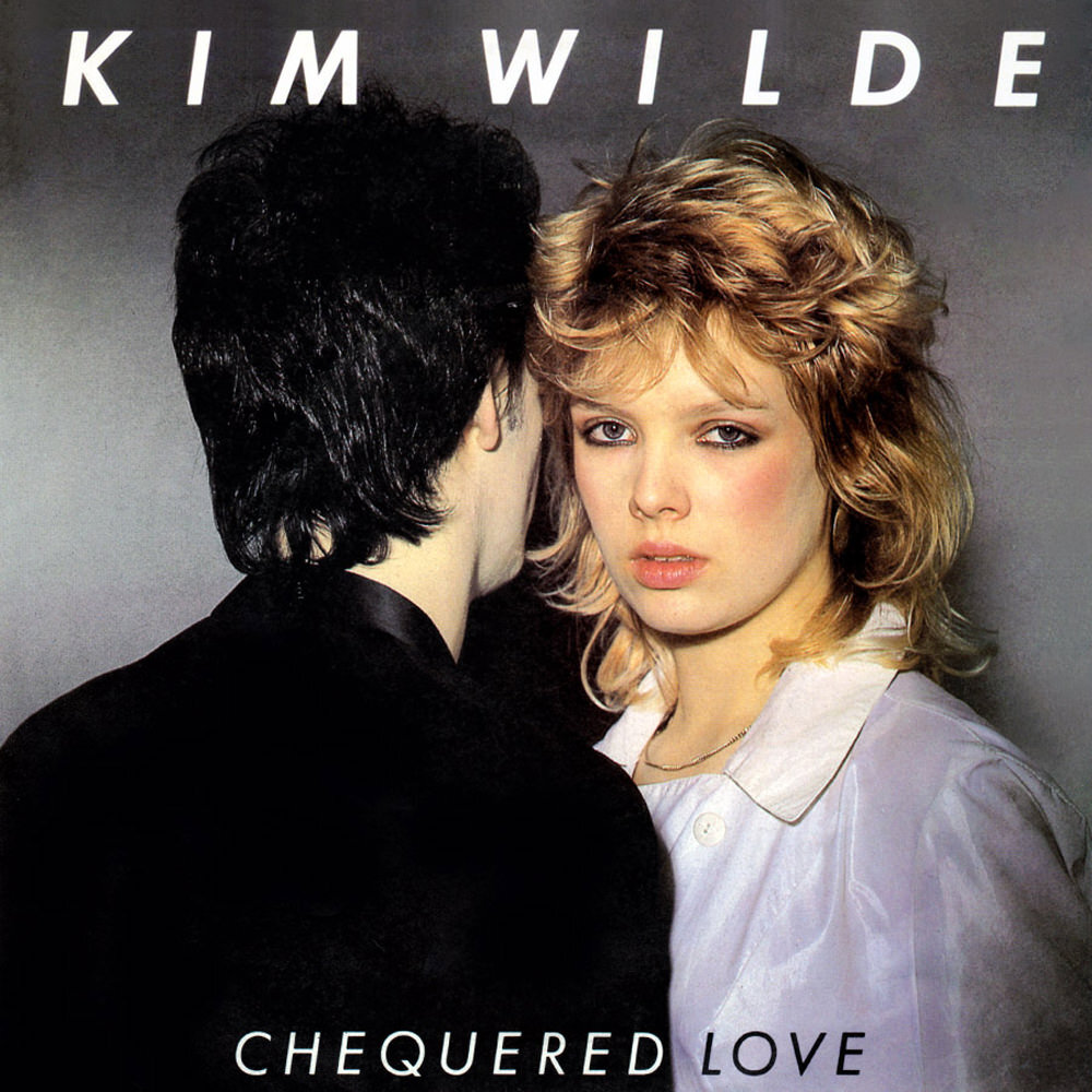 Обложка сингла "Chequered Love" британской певицы Kim Wilde
