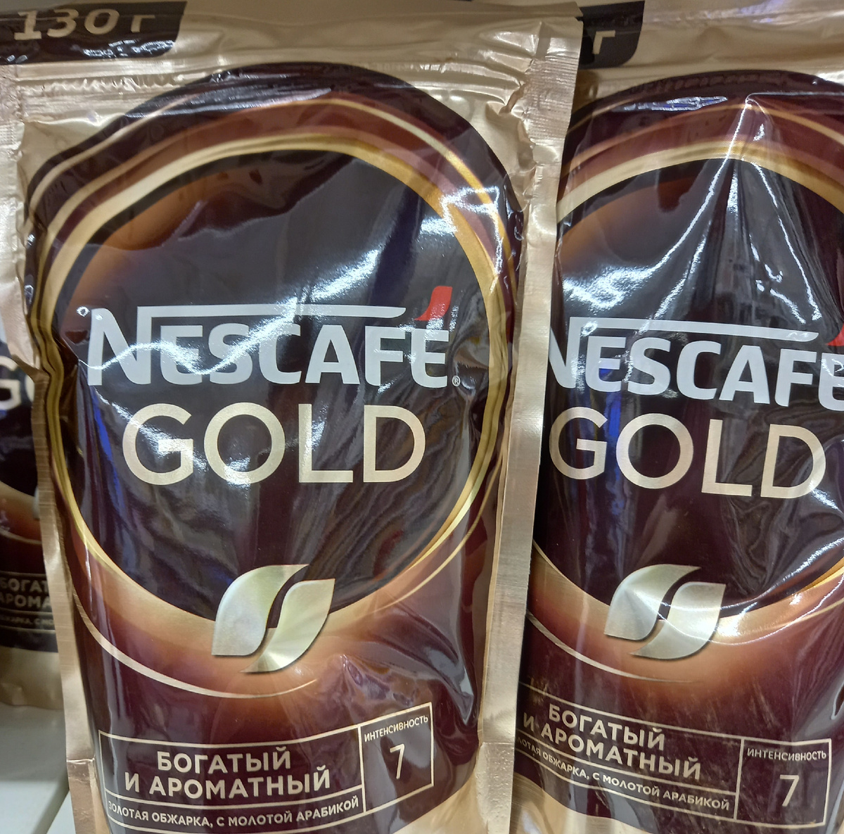 Кофе "Nescafe Gold" (фото автора)