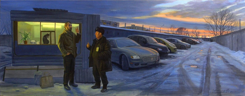 Сцены из советской и российской жизни в картинах нашего современника Филиппа Кубарева