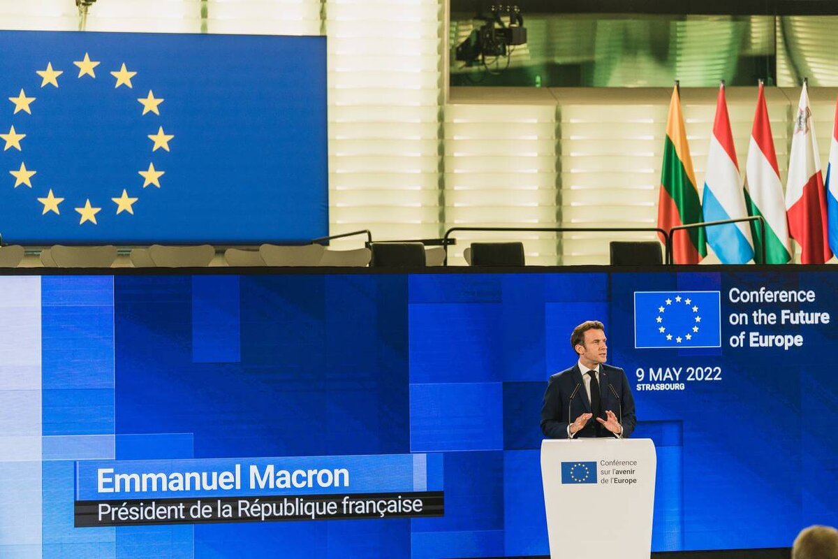    Telegram / Emmanuel Macron