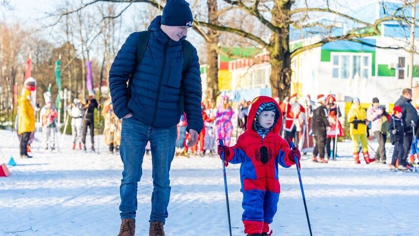    Костюмированный лыжный заезд «На спорте после оливье» в Ступине © Пресс-служба Министерства физической культуры и спорта Московской области