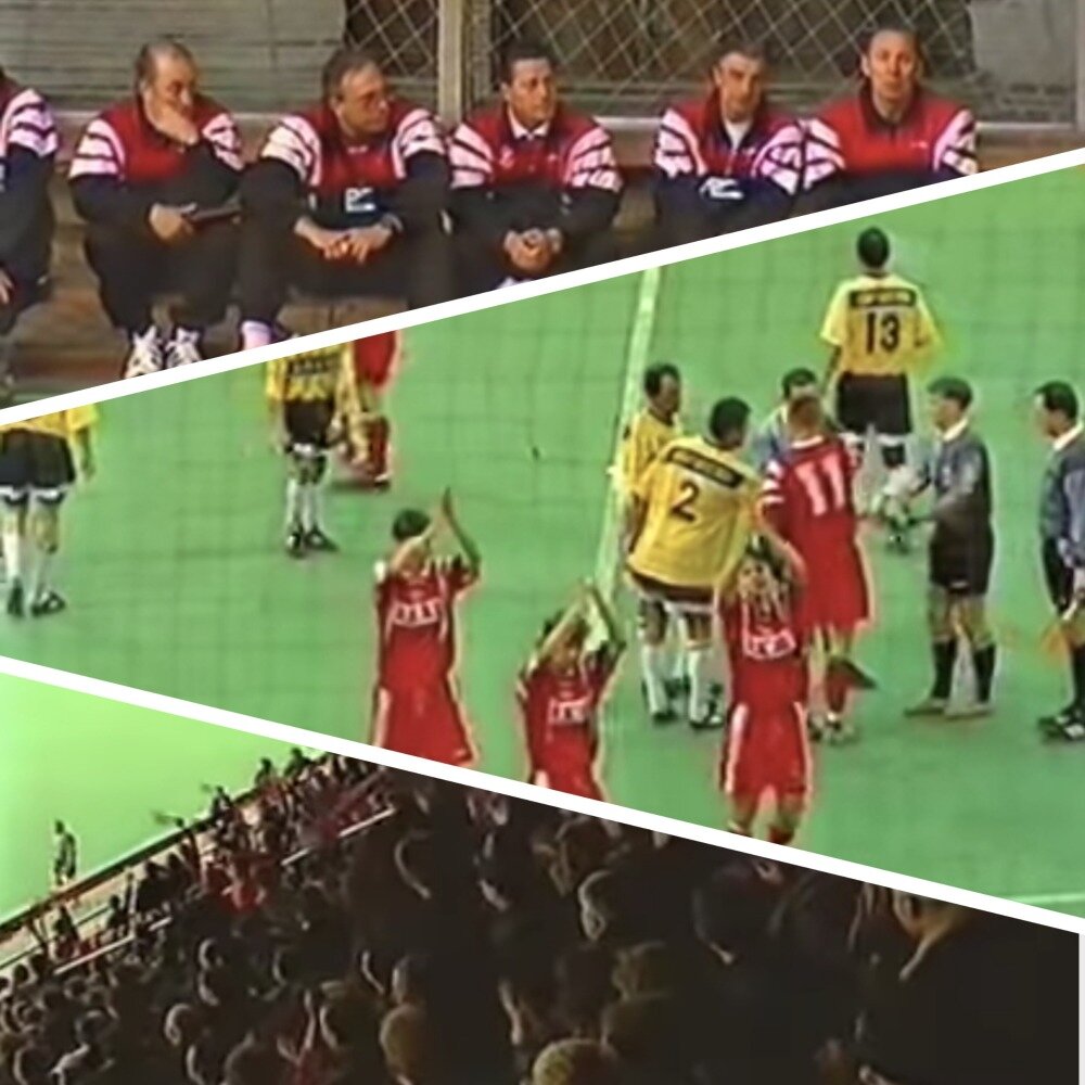 Атмосфера матча "Спартак" - "Вахш". 25 января 1998 года. Видео Первого канала