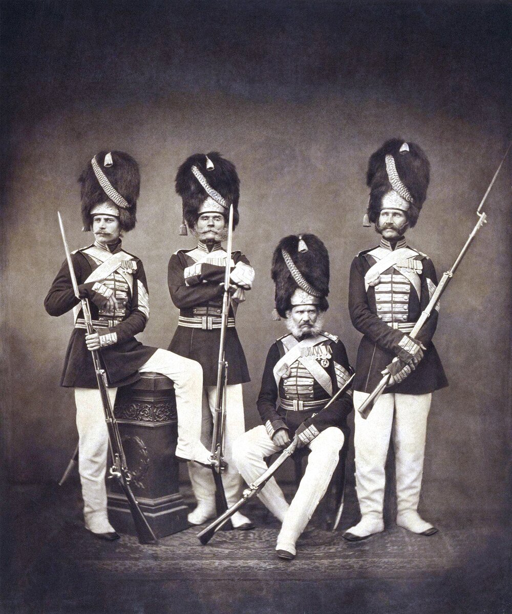 Дворцовые гренадеры. Конец 19 века.