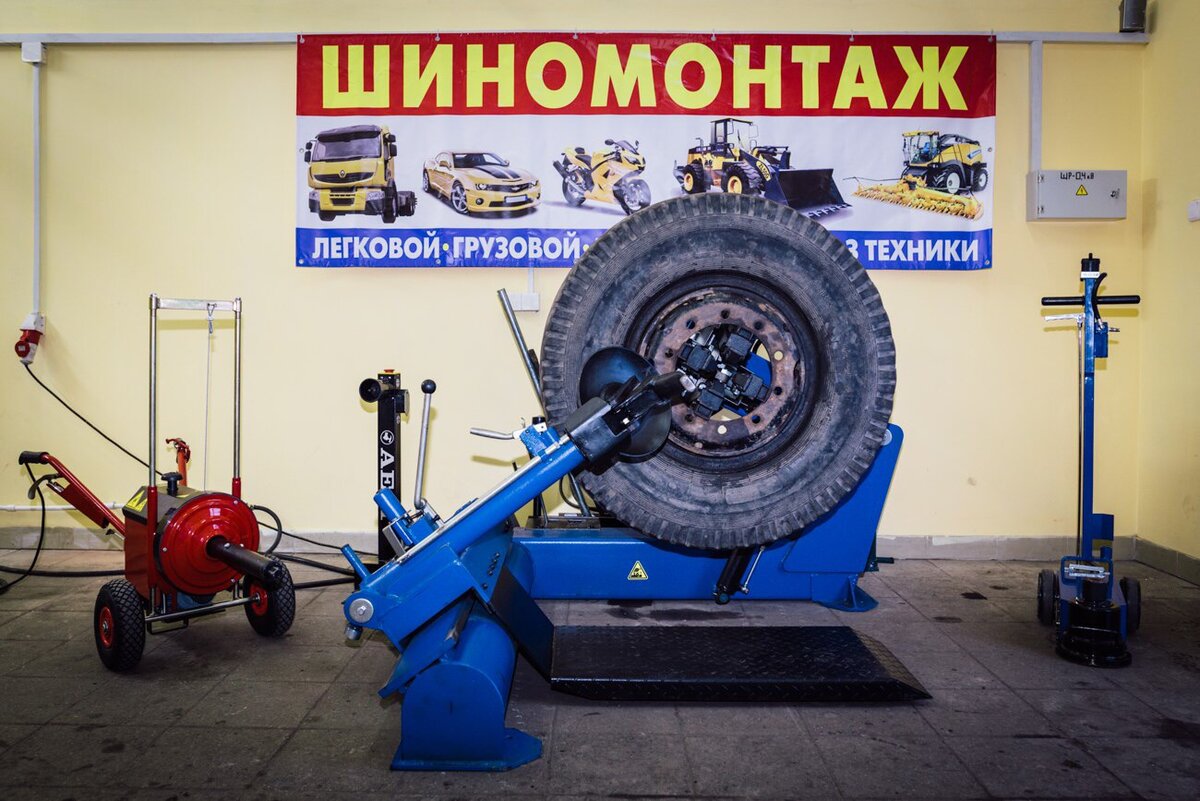 Грузовой шиномонтаж картинки