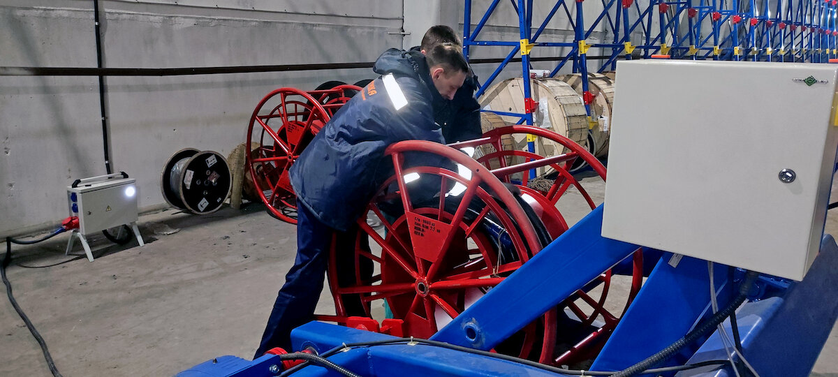 В филиале "Северный" СПО "Арктика" (входит в ОСК) начал работу участок по заготовке кабеля