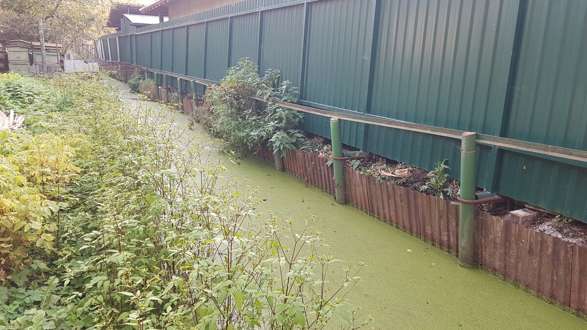 Водоотводный канал в СНТ