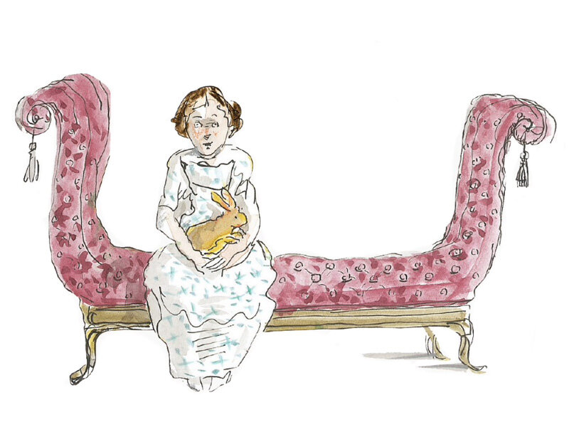 Иллюстрация из книги «Мисс Черити»