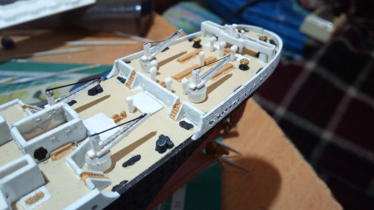 Кормовая палуба.